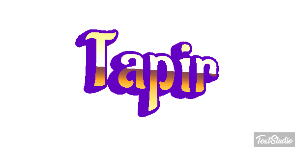 Tapir Texteffekt
