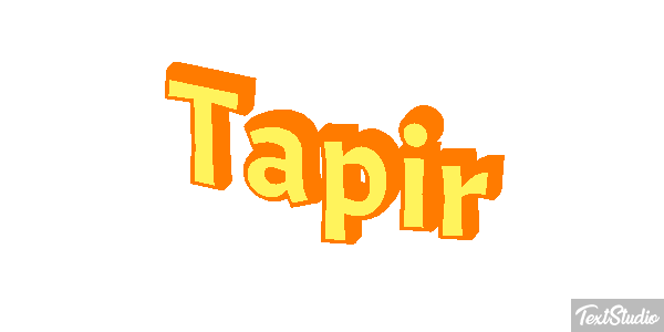 Tapir Texteffekt