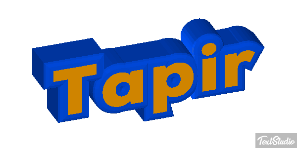 Tapir Texteffekt