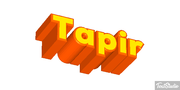 Tapir Texteffekt