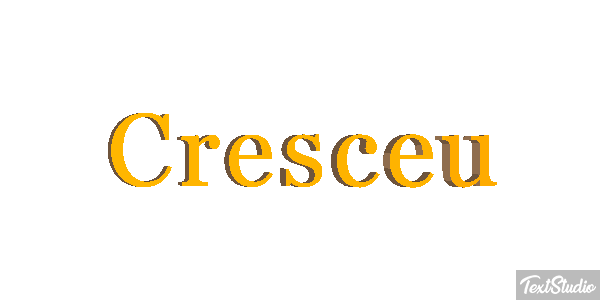 Cresceu Text effect