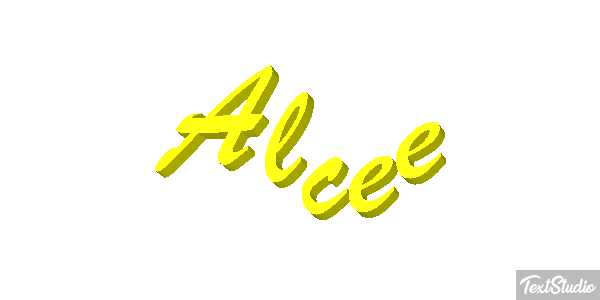 Alcee Текстовый эффект