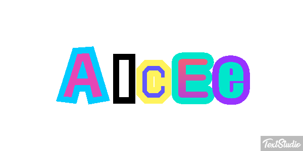 Alcee Текстовый эффект