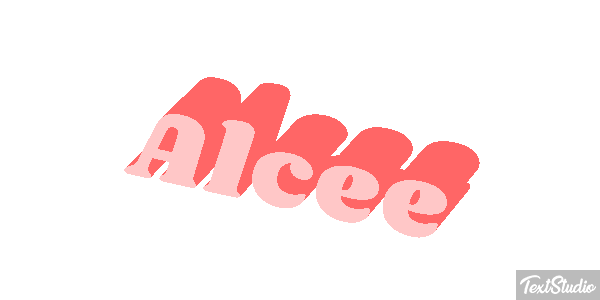 Alcee Текстовый эффект