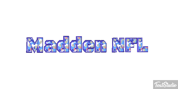 Madden NFL Text effect