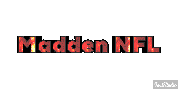 Madden NFL Text effect