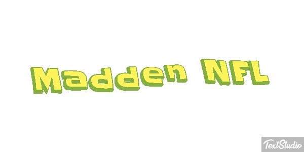Madden NFL Text effect