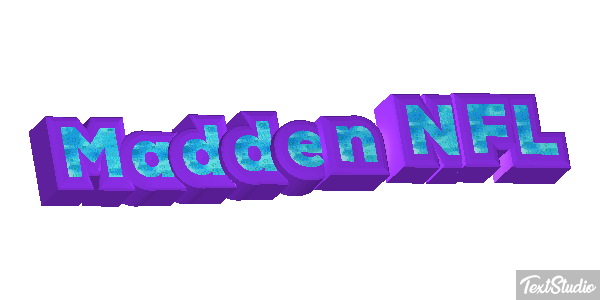Madden NFL Text effect
