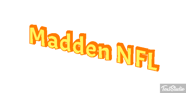 Madden NFL Text effect