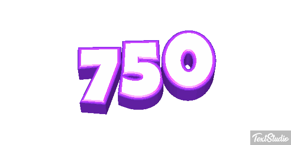 750 Effet de texte