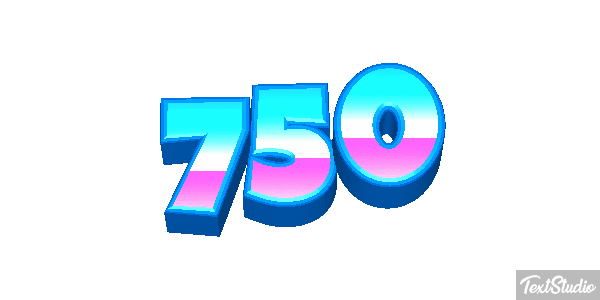 750 Effet de texte