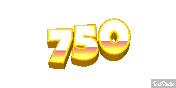 750 Effet de texte