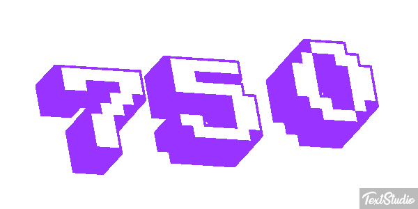 750 Effet de texte