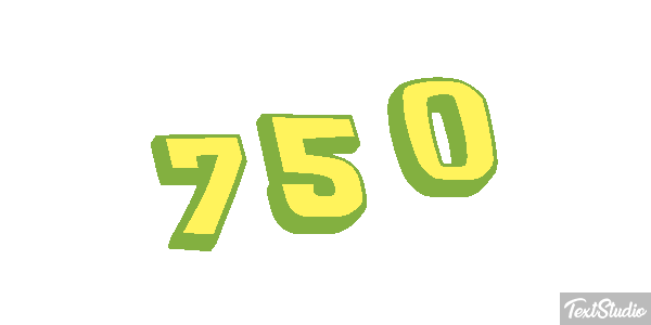 750 Effet de texte