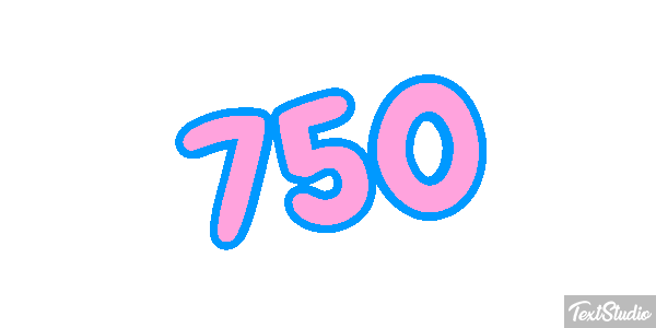 750 Effet de texte