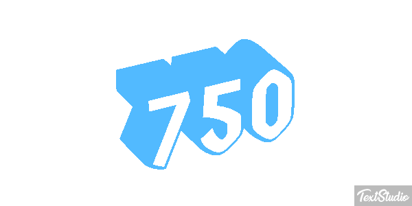 750 Effet de texte