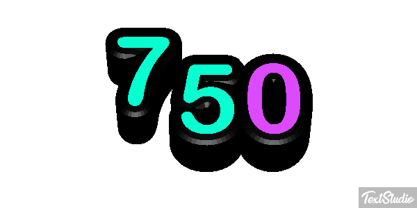 750 Effet de texte