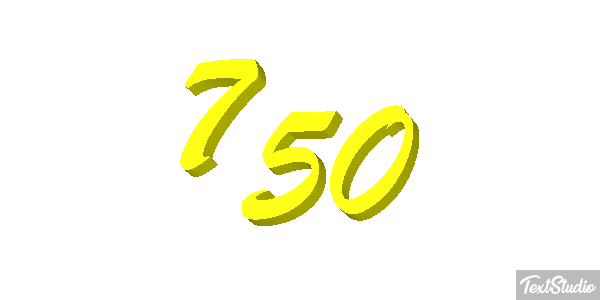 750 Effet de texte