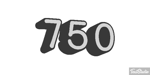 750 Effet de texte