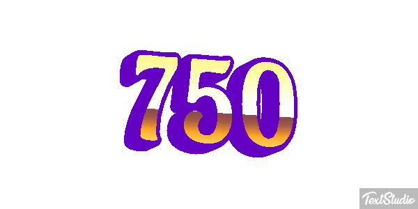 750 Effet de texte