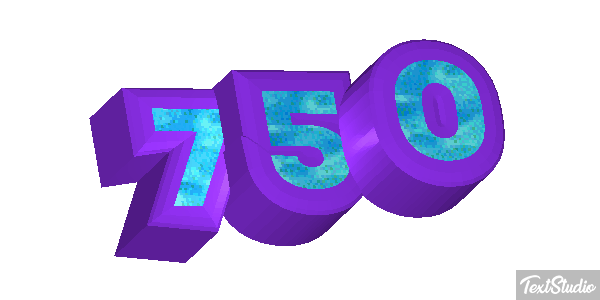 750 Effet de texte