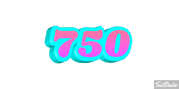 750 Effet de texte