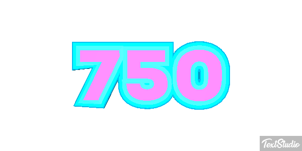 750 Effet de texte