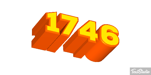 1746 Efecto de texto