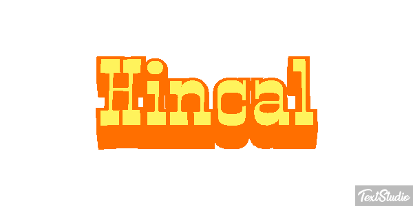 Hıncal テキスト効果