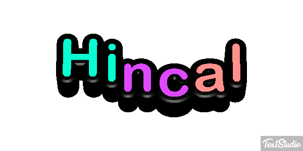 Hıncal テキスト効果