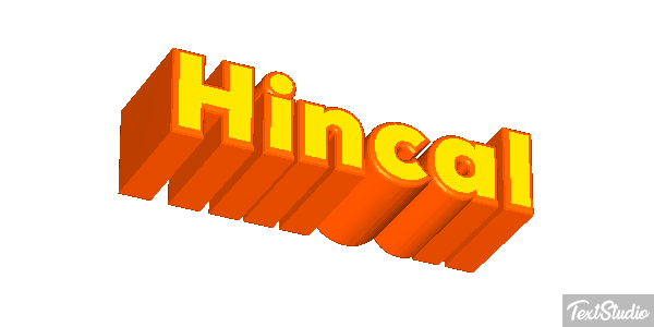 Hıncal テキスト効果