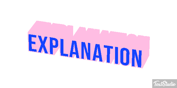 Explanation Text effect