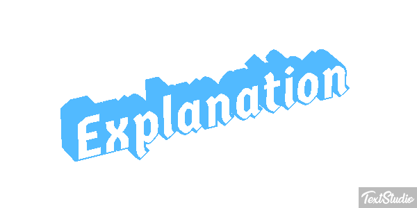 Explanation Text effect