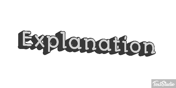 Explanation Text effect