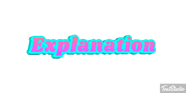 Explanation Text effect
