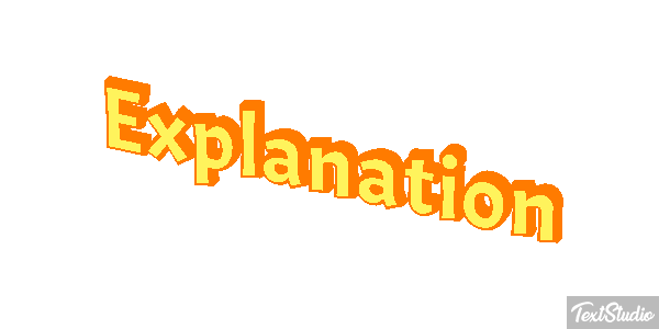 Explanation Text effect