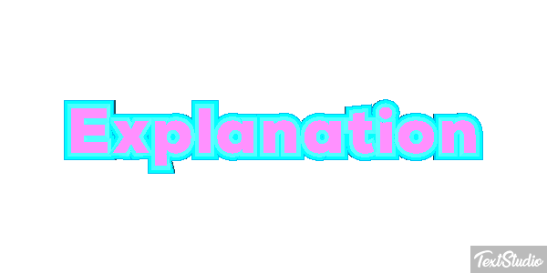 Explanation Text effect