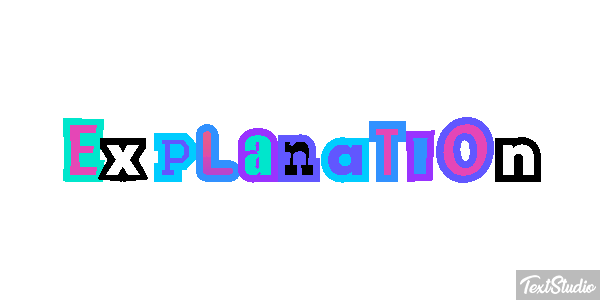 Explanation Text effect