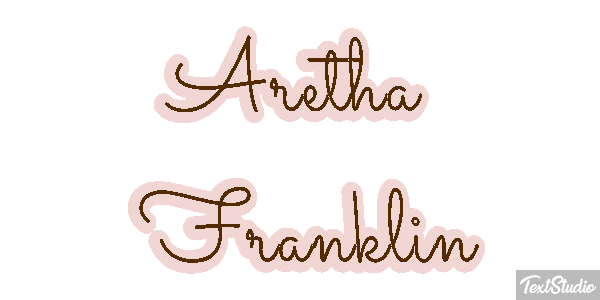 Aretha Franklin Effetto testo