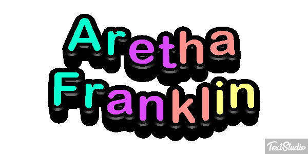 Aretha Franklin Effetto testo