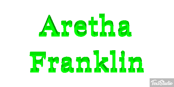 Aretha Franklin Effetto testo