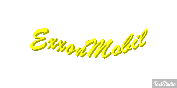 ExxonMobil Effet de texte