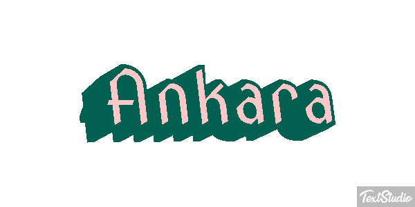 Ankara Text effect