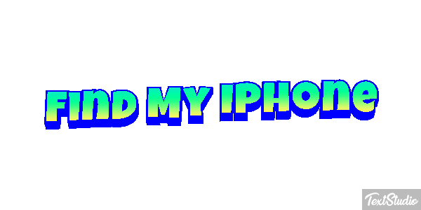 Find My Iphone Metin efekti