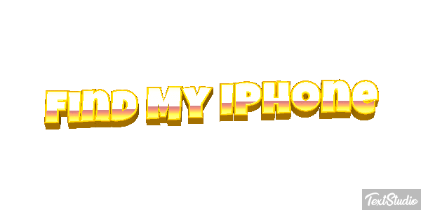 Find My Iphone Metin efekti