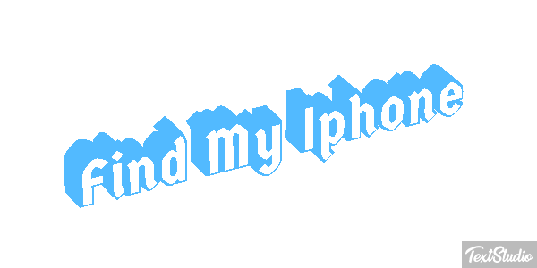 Find My Iphone Metin efekti