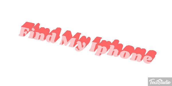 Find My Iphone Metin efekti
