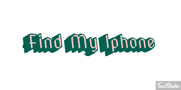 Find My Iphone Metin efekti