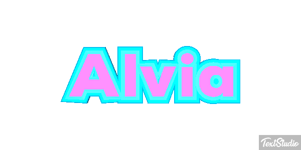 Alvia Text effect