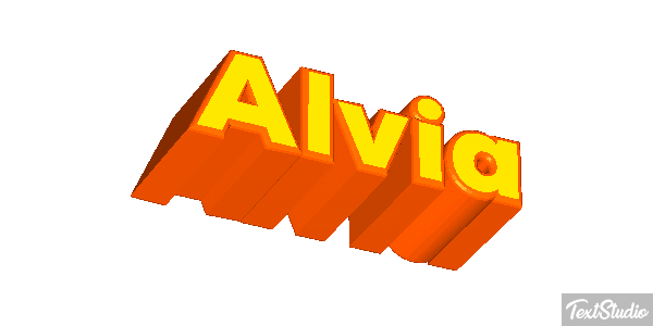 Alvia Text effect